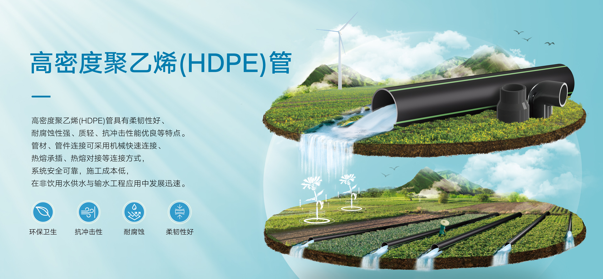 农用高密度聚乙烯管（HDPE）管